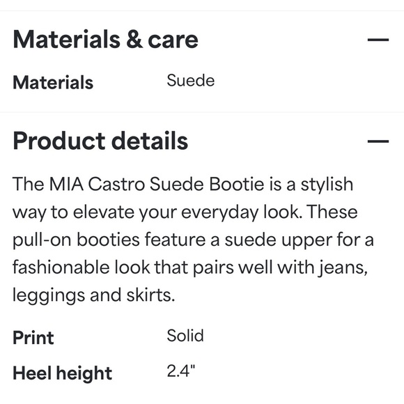 MIA Women's Tan Ankle Boots Sz 6 - Picture 10 of 16